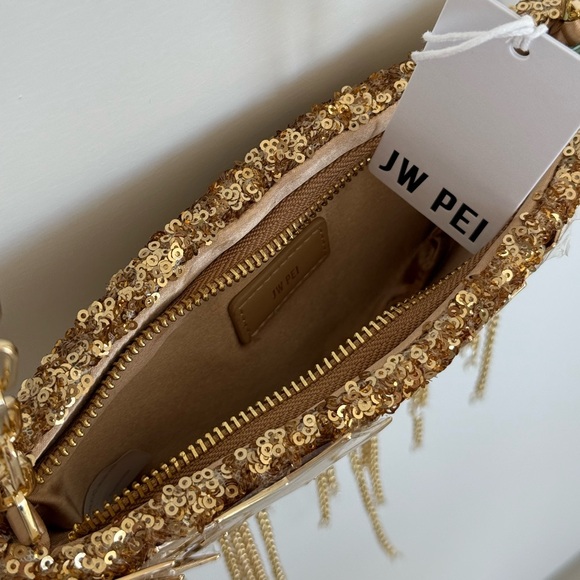 JW PEI Anika Star-Embellished Chain Bag - Gold - Picture 12 of 15